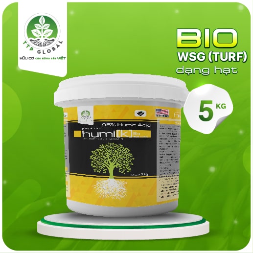 Bio WSG TURF 5kg min Phân bón hữu cơ Humi[K] Bio WSG TURF (5kg)
