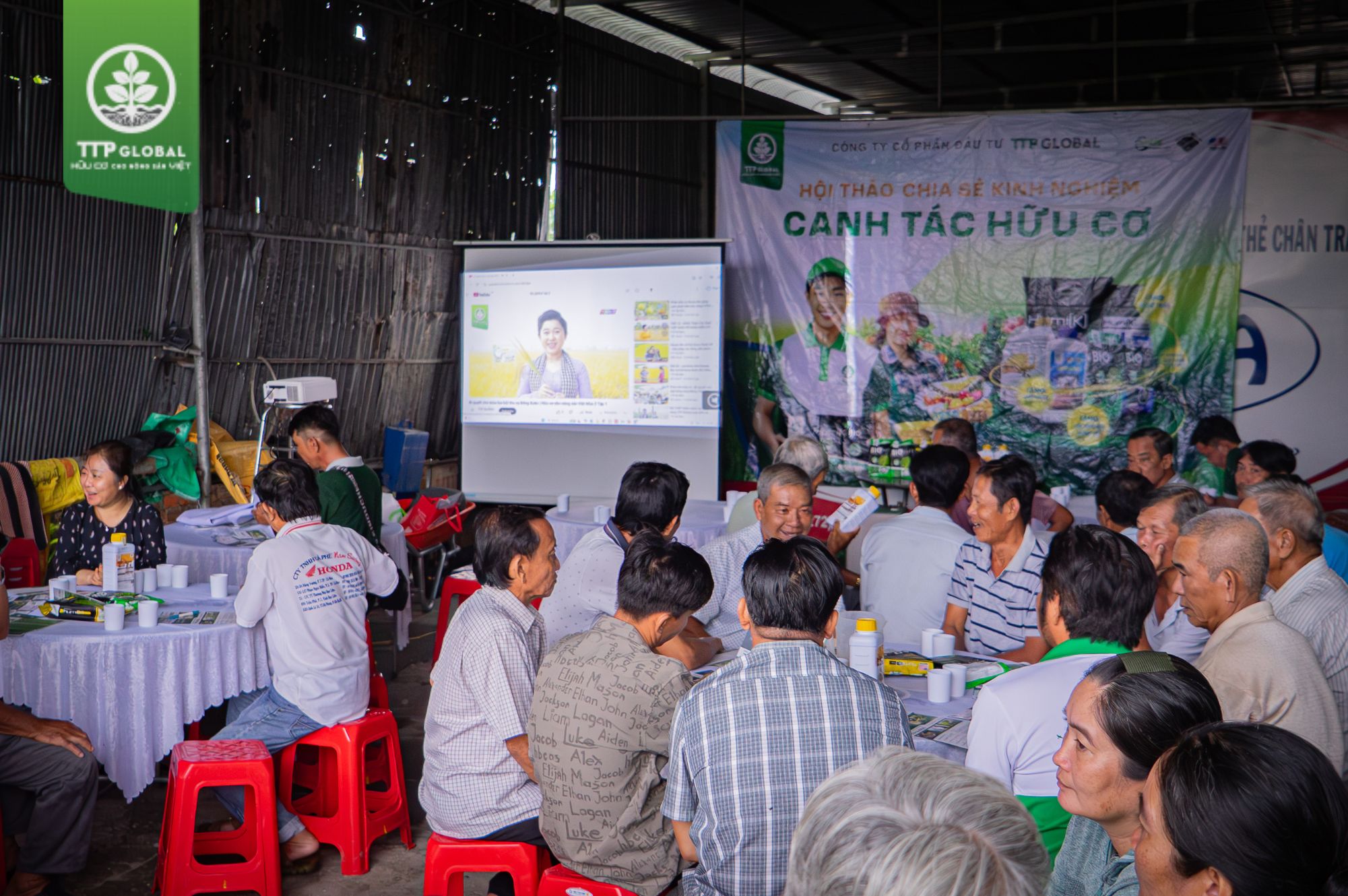 hội thảo nông dân tại Cà Mau
